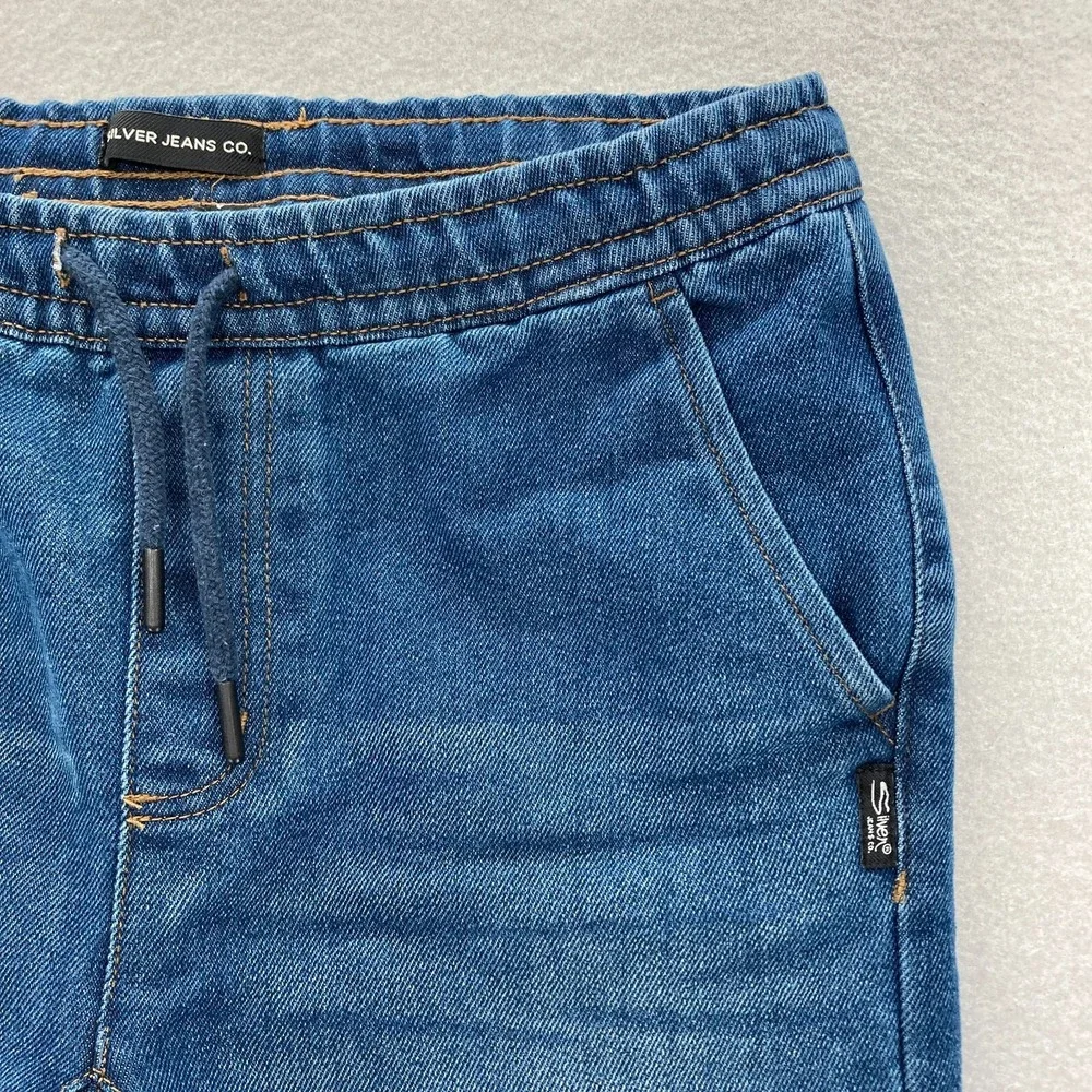 Silver Jeans Nathan Flannel Lined Blanket Lined‎ Boys 16 Skinny Fit Drawstring